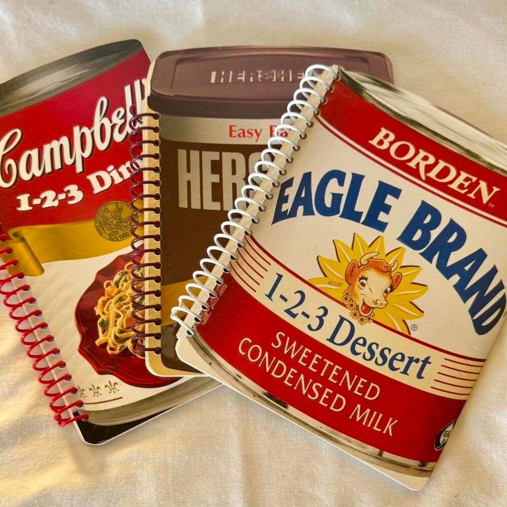3 Cookbooks Eagle Brand Hershey & Campbells